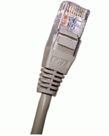 Патч-корд 2-х парный TWT UTP кат.5e, с заливными колпачками, 2.0 м, серый (TWT2-45-45-2.0-GY)