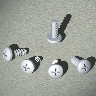 Винты самонарезающие, М4.8x12, 1 упаковка - 50 шт. DKC R5A07