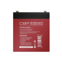 CBR Аккумуляторная VRLA батарея CBT-HR1221W-F2 (12В 5,2Ач), клеммы F2