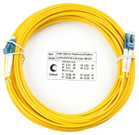 Шнур оптический duplex lc-lc 9/125 sm 1,5м lszh Cabeus FOP(d)-9-LC-LC-10m Шнур оптический duplex LC-LC 9/125 sm 10м LSZH (FOP(D)-9-LC-LC-10M)