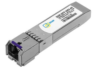 SNR Модуль SFP WDM, дальность до  40км (21dB), 1550нм (SNR-SFP-W53-40)