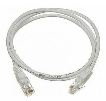 Патч-корд Lanmaster UTP TWT-45-45-2.0/6-GY вилка RJ-45-вилка RJ-45 кат.6 2м серый ПВХ