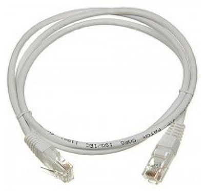 Патч-корд Lanmaster UTP TWT-45-45-1.0-GY UTP вилка RJ-45-вилка RJ-45 кат.5е 1м серый ПВХ (уп.:1шт)