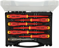 Уценка Набор отверток диэлектрических SL/PH/PZ Ergonic E-Slim, отвертка тестер напряжения сети в кей [Уценка 41380736]