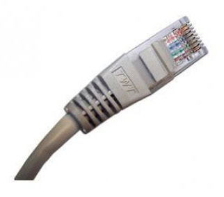 Патч-корд Lanmaster UTP TWT-45-45-0.5/6-GY вилка RJ-45-вилка RJ-45 кат.6 0.5м серый ПВХ