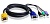 Шнур, мон., клав.+мышь USB, SPHD=>HD DB15+USB A-Тип+2x6MINI-DIN, Male-4xMale,  8+8 проводов, опрессованный,   3 метр., черный, (с поддерKой KVM PS/2) ATEN 2L-5303UP