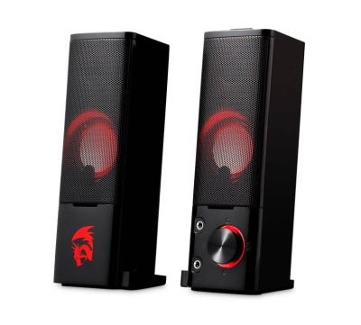 Redragon Акустическая 2.0 система Orpheus черный, 6 Вт, питание от USB