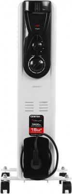 Радиатор масляный Centek CT-6200 1500Вт белый