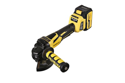 Углошлифовальная машина аккумуляторная бесщеточная 1BatterySystem в кейсе 18В 125мм регулировка оборотов 1х4.0Ач