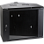 Шкаф настенный угловой, 6U 600x600, стеклянная дверь, черный (TWT-CBWTG-6U-6x6-BK)