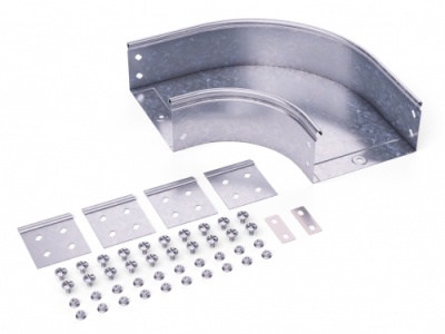 Dkc 36005K Угол CPO 90 горизонтальный 90° 300х50 в комплекте с крепежными элементами и соединительными пластинами, необходимыми для монтажа