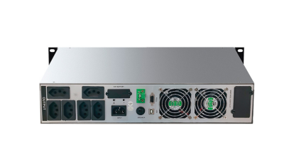 ИБП MR-US3KRT-TIE, 3кВА, 6*12B/9Ач, Вход: С20, Выход: 8*IEC C13 + 1*IEC C19, стоечный