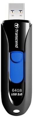 Флеш Диск Transcend 64Gb Jetflash 790 TS64GJF790K USB3.0 черный