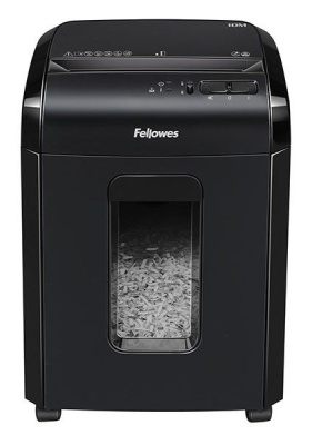 Шредер Fellowes PowerShred 10M (секр.P-5)/перекрестный/10лист./30лтр./скобы/пл.карты