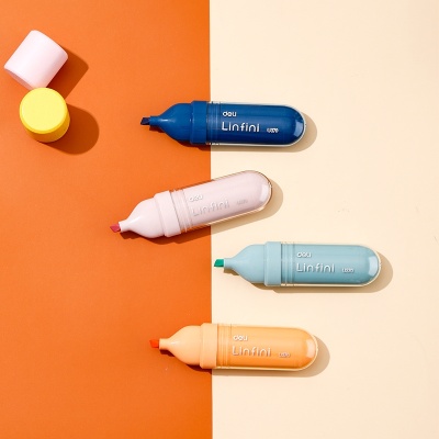 Набор текстовыделителей Deli EU370 1-5мм 4цв. ассорти (4шт.)