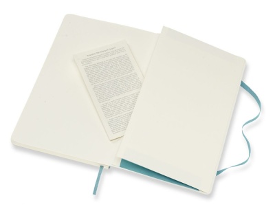 Блокнот Moleskine CLASSIC SOFT QP616B35 Large 130х210мм 192стр. линейка мягкая обложка голубой
