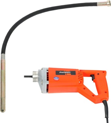Вибратор для бетона Patriot CV 100 1000Вт электрический оранжевый (130301100)