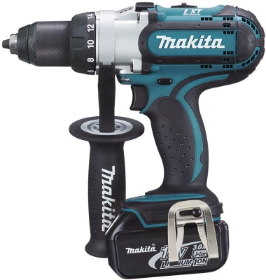 Дрель-шуруповерт Makita DDF451RFE 18Вт аккум. патрон:быстрозажимной (кейс в комплекте)