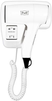 Фен Puff 1201B 1200Вт белый