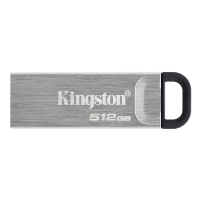 Флеш Диск Kingston 512Gb DataTraveler KYSON <DTKN/512GB>, (USB 3.2, 200 МБ/с при чтении, 60 МБ/с при