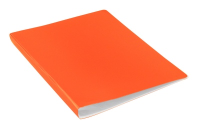 Папка с 30 прозр.вклад. Бюрократ Double Neon DNE07V30OR A4 пластик 0.7мм оранжевый