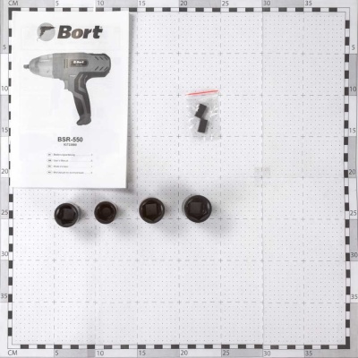 Гайковерт ударный Bort BSR-550 550Вт патрон:квадрат 1/2" (кейс в комплекте)