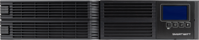 Источник бесперебойного питания Smartwatt UPS SUPREME IEC 3kVA {Онлайн, мощность 3000/3000 ВА/Вт, стоечный/напольный, LCD дисплей, управляемые розетки, IEC13 - 8 шт.}