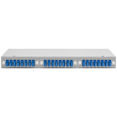 Кросс оптический 19" (ШКОС) укомплектованный на 24 SC порта