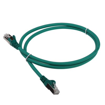 Патч-корд LANMASTER LSZH FTP кат.6, 1.0 м, зеленый (LAN-PC45/S6-1.0-GN)