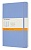 Блокнот Moleskine CLASSIC SOFT QP616B42 Large 130х210мм 192стр. линейка мягкая обложка голубая гортензия