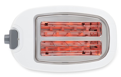 Тостер Hyundai HYT-2301 800Вт белый/серый