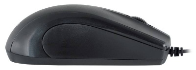Мышь Оклик 185M черный оптическая (1000dpi) USB (3but)