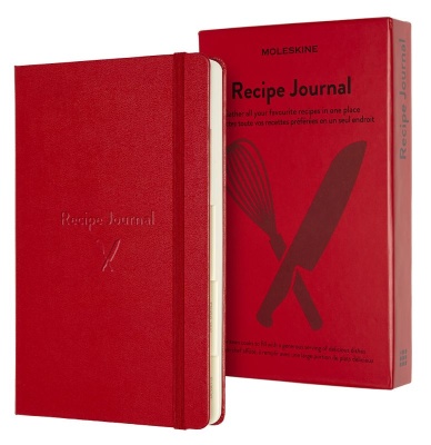 Блокнот Moleskine PASSION RECIPE PASRECP Large 130х210мм 400стр. подар.кор. красный