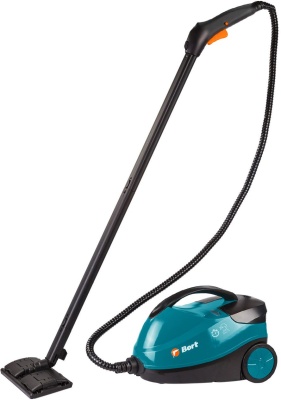 Пароочиститель напольный Bort BDR-2500-RR 2200Вт бирюзовый/черный