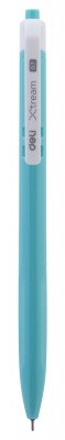 Ручка шариковая Deli EQ03336-1 X-tream авт. 0.7мм ассорти (сир/зел/роз/гол)) синие чернила пластик.стакан (1шт)