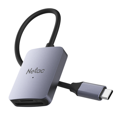 Картридер Netac WK12GYCN USB3.0 Type-C --> mSD/SD