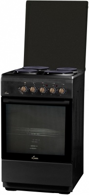 Плита Электрическая Flama L FE 14010 At антрацит эмаль (металлическая крышка)