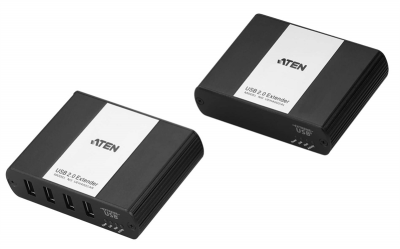 Удлинитель usb ATEN 4-Port USB 2.0 CAT 5 Extender (UEH4002A-AT-G)