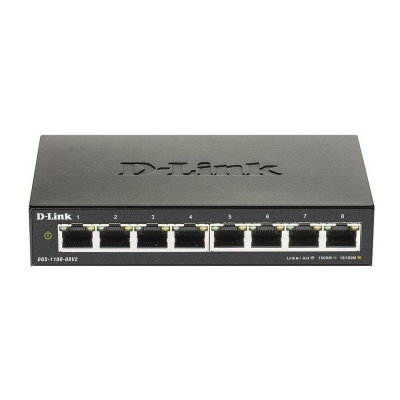 Коммутатор D-Link DGS-1100-08V2/A1A 8G настраиваемый