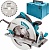 Циркулярная пила (дисковая) Makita 5008MGJX2 1800Вт (ручная)