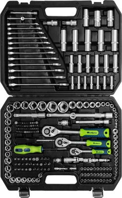 Набор инструментов Сибртех 14170 215 предметов (жесткий кейс)