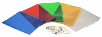 Папка-уголок Бюрократ -E356RED 3 уровн. A4 пластик 0.15мм красный