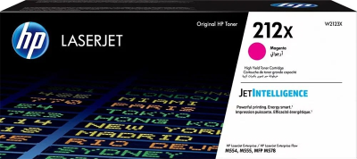 Картридж лазерный HP 212XC W2123XC пурпурный для HP CLJ Enterprise M554/M555 (техн.упак)