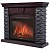 Портал Firelight Porto 25 камень черный, шпон венге