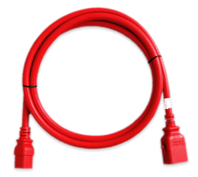 Комплект кабелей (6шт.) SLC14C13-1.5MK1-6PK, SecureLock locking cables, 1.5M, red, 16AWG, 1 x IEC C-14, 1 x IEC C-13