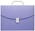 Портфель Бюрократ Pastel PASTPP01VIO 1 отдел. A4 пластик 0.7мм фиолетовый