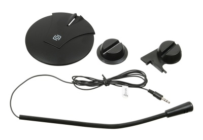 Микрофон проводной Оклик MP-M009B 1.8м черный