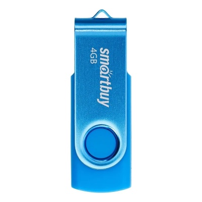 Smartbuy USB Drive 4GB Twist Blue (SB004GB2TWB)