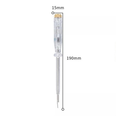 Измерительный и разметочный инструмент Deli Индикаторная отвертка-тестер напряжения светодиодная Deli DL8002 100-500 В, длина 190мм