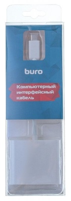 Переходник Buro BHP RET TPC-HDM USB Type-C (m) HDMI (f) USB 3.0 A(f) USB Type-C (f) белый